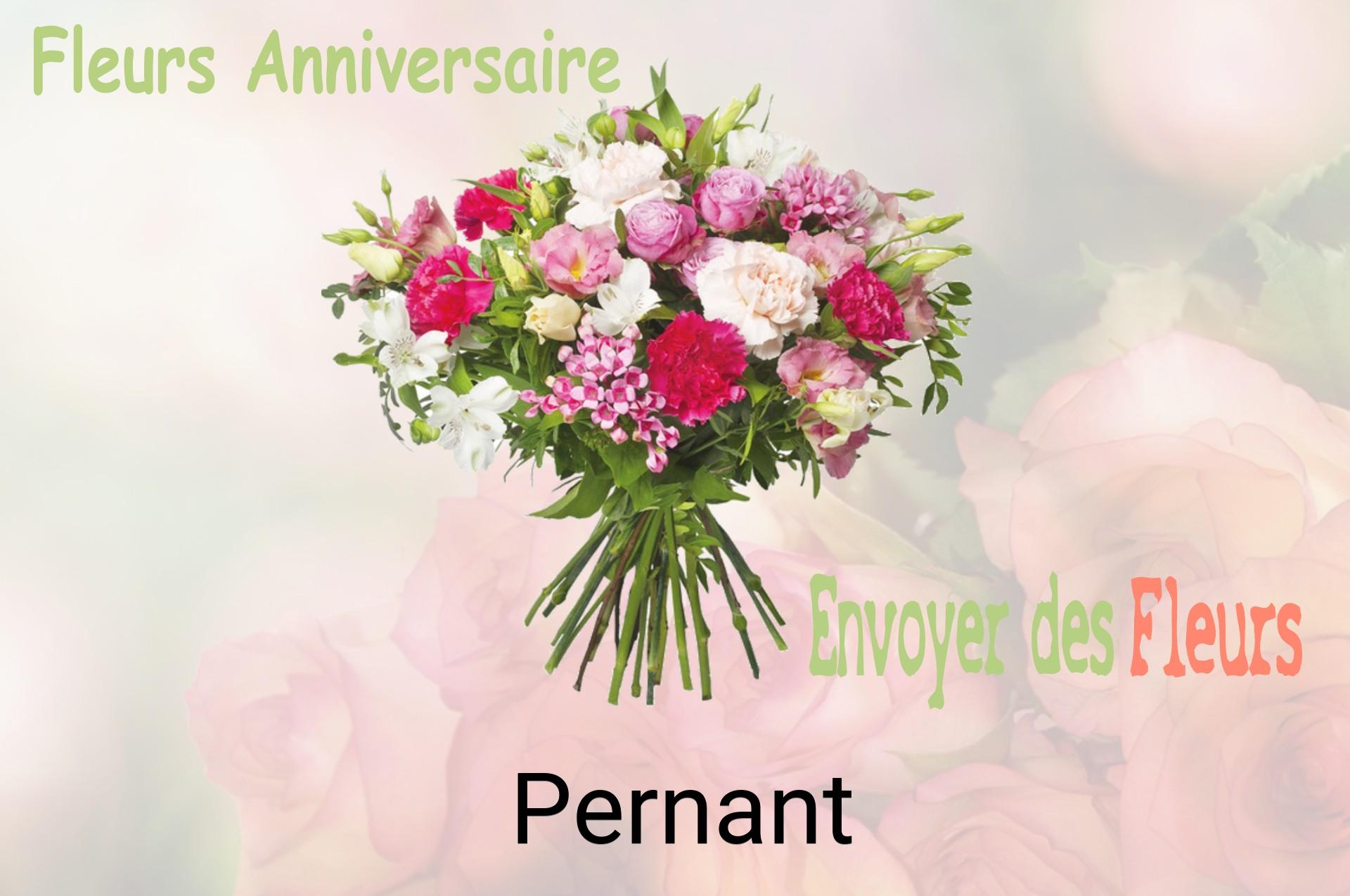 Bouquet de fleurs d’anniversaire livré à Pernant