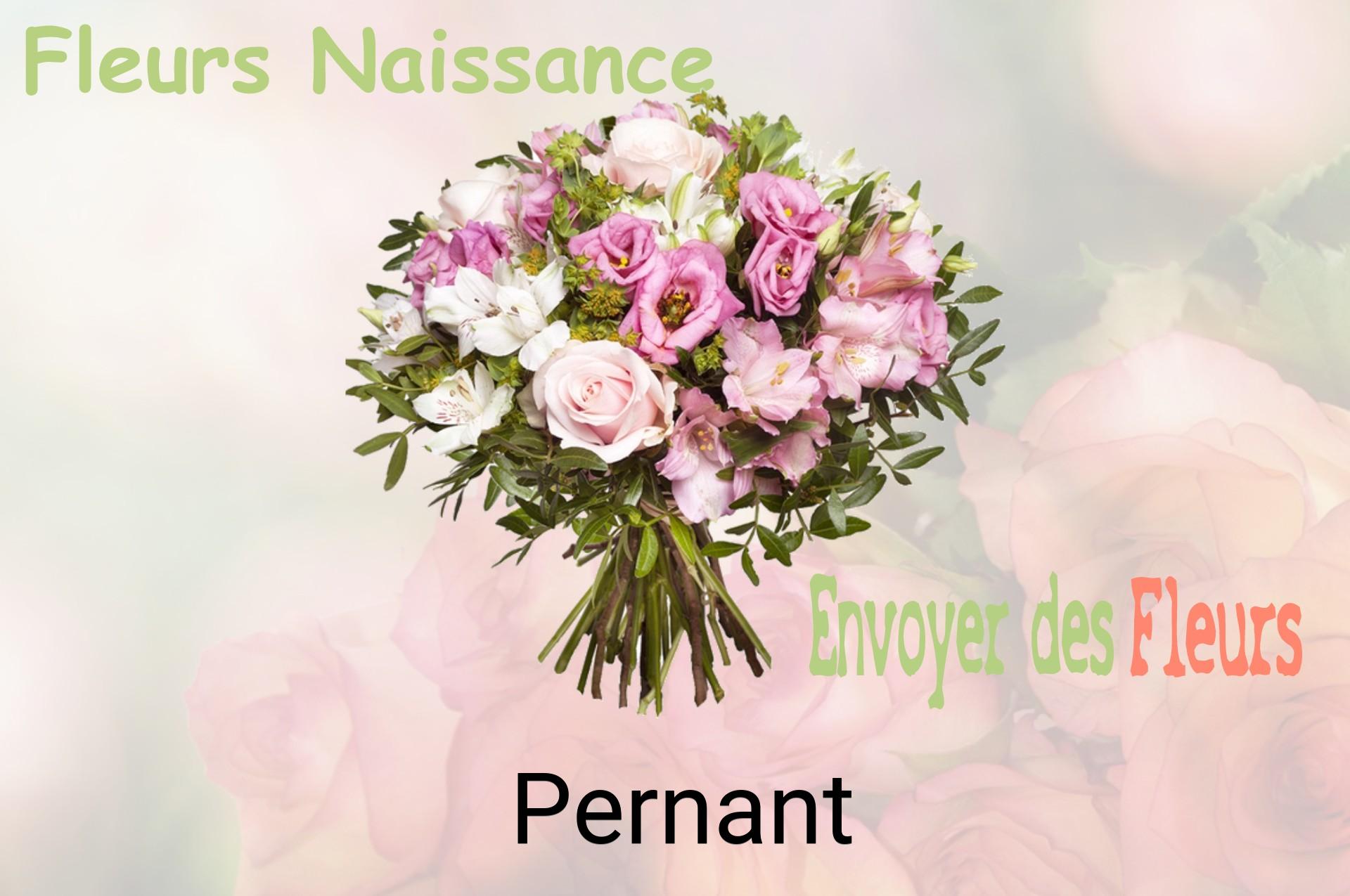 Bouquet de fleurs de naissance livré à Pernant